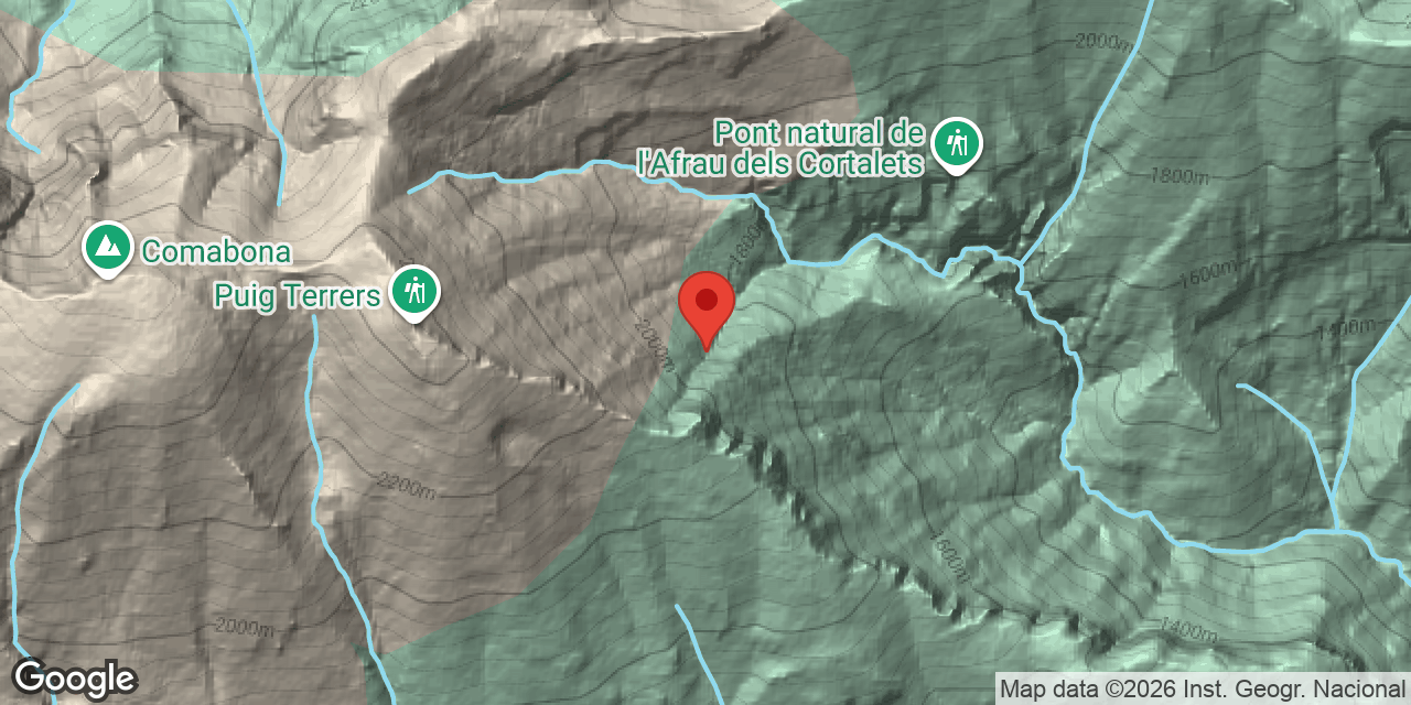 Mapa de situació de PUIG TERRERS, COVA PT-6 DE