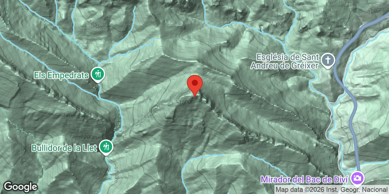 Mapa de situación de COLL DELS TRULLS, FORAT DEL