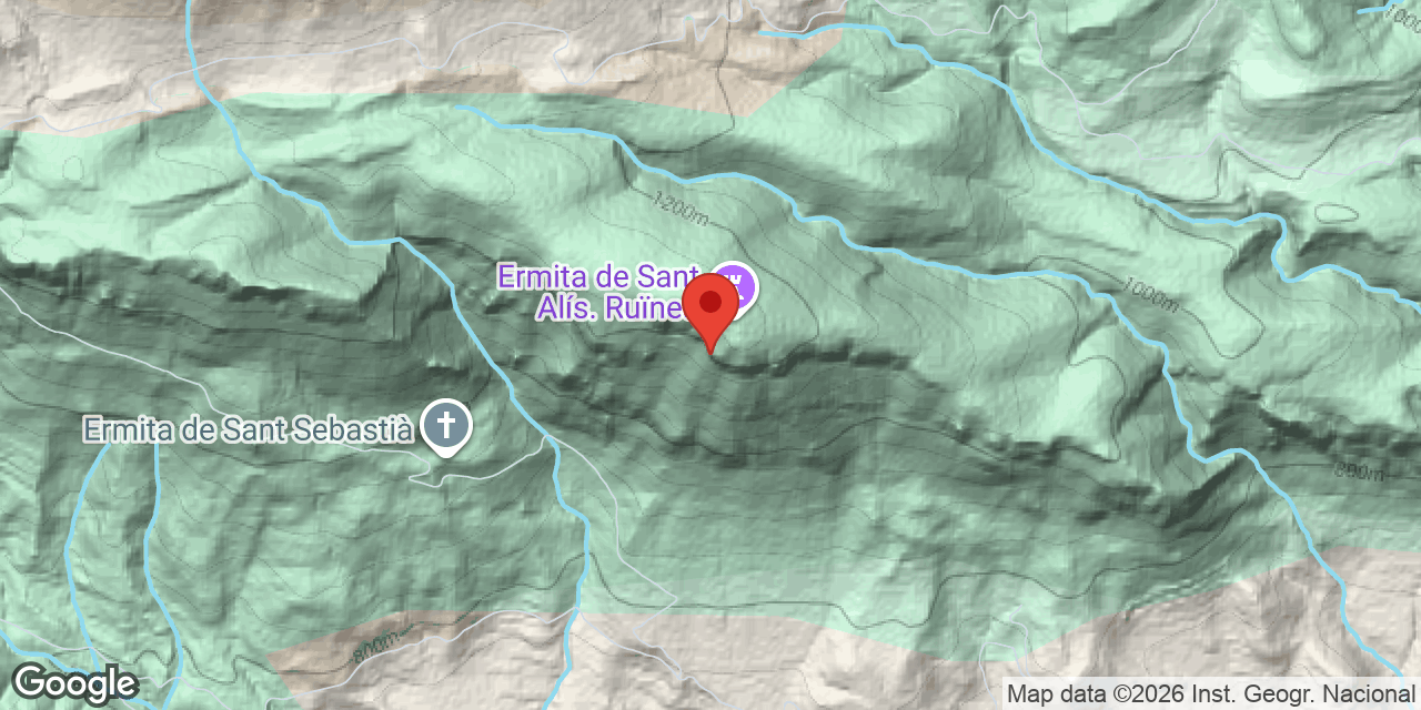 Location map of ESPLUGA, BALMA DE L'