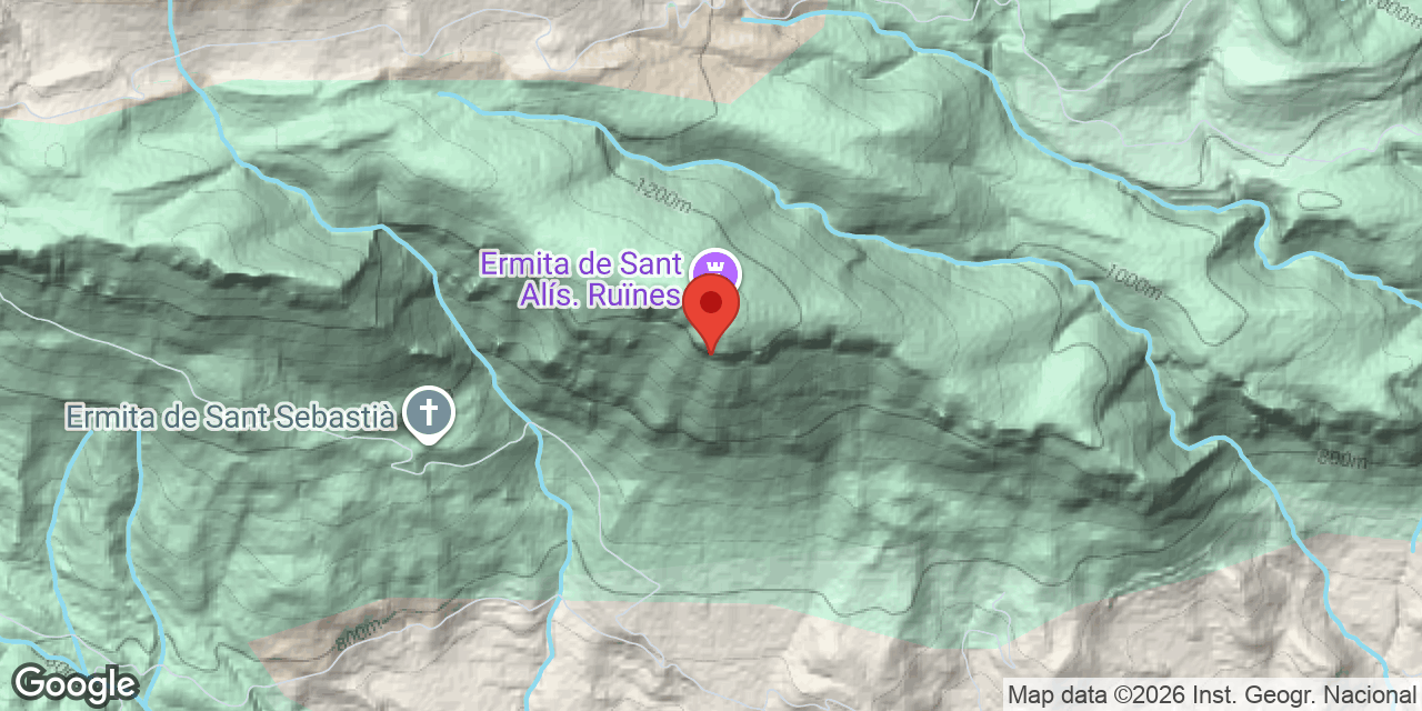 Mapa de situación de ESPLUGA, COVA DE L'