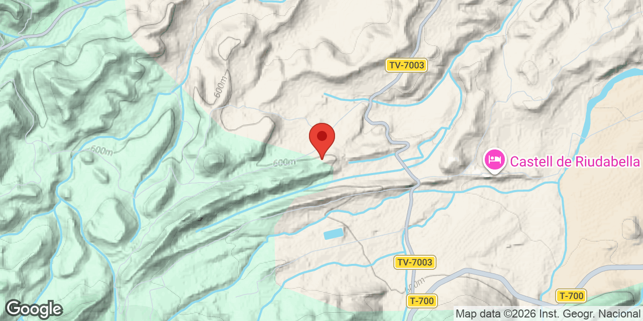 Mapa de situación de MINGANYA, AVENC DE