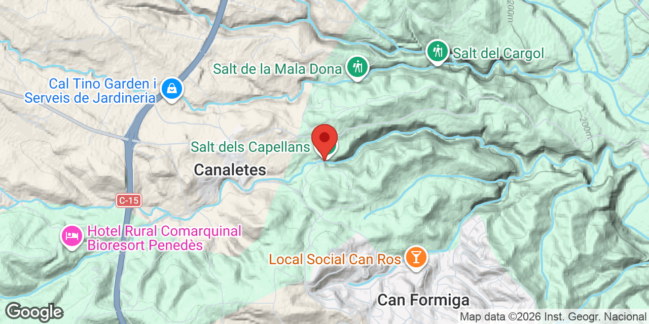 Carte de situation de FONT DELS CAPELLANS, COVA DE LA