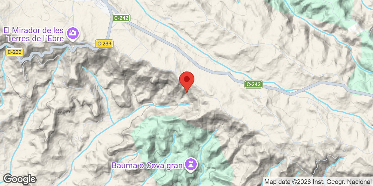 Mapa de situación de CAMÍ DELS SOLANS, COVA DEL