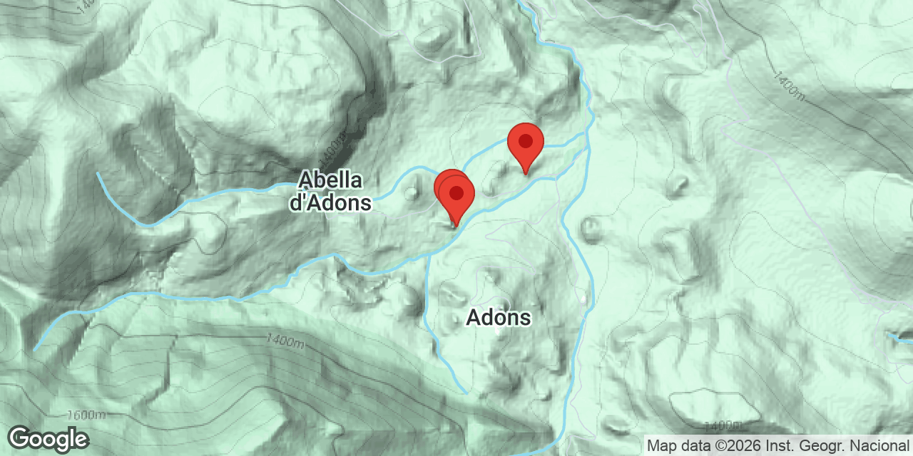 Carte de situation de ADONS, COVES D'