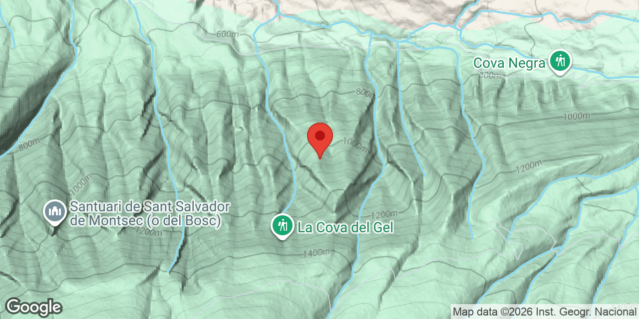 Mapa de situación de GRALLERA, FORAT DE LA