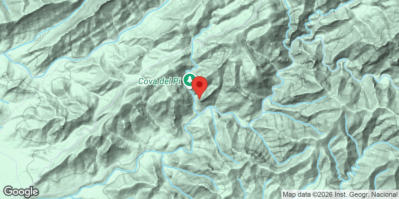 Mapa de situación de CINGLE, COVA DEL