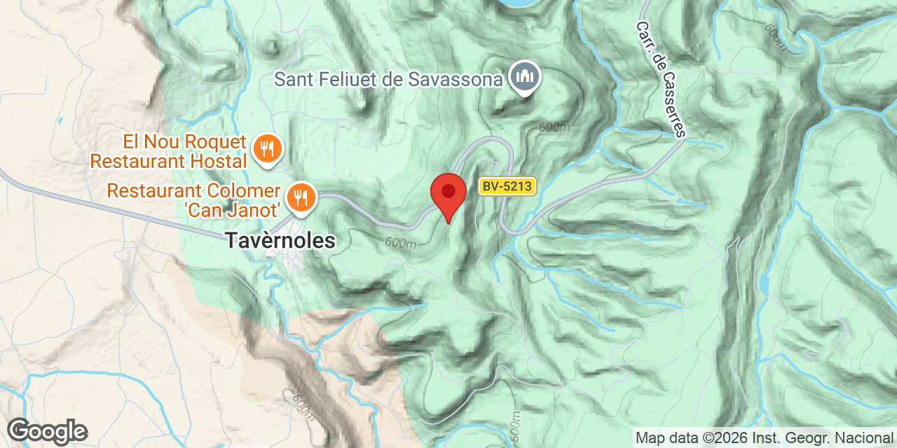 Mapa de situació de BARONESSA, BALMA DE LA