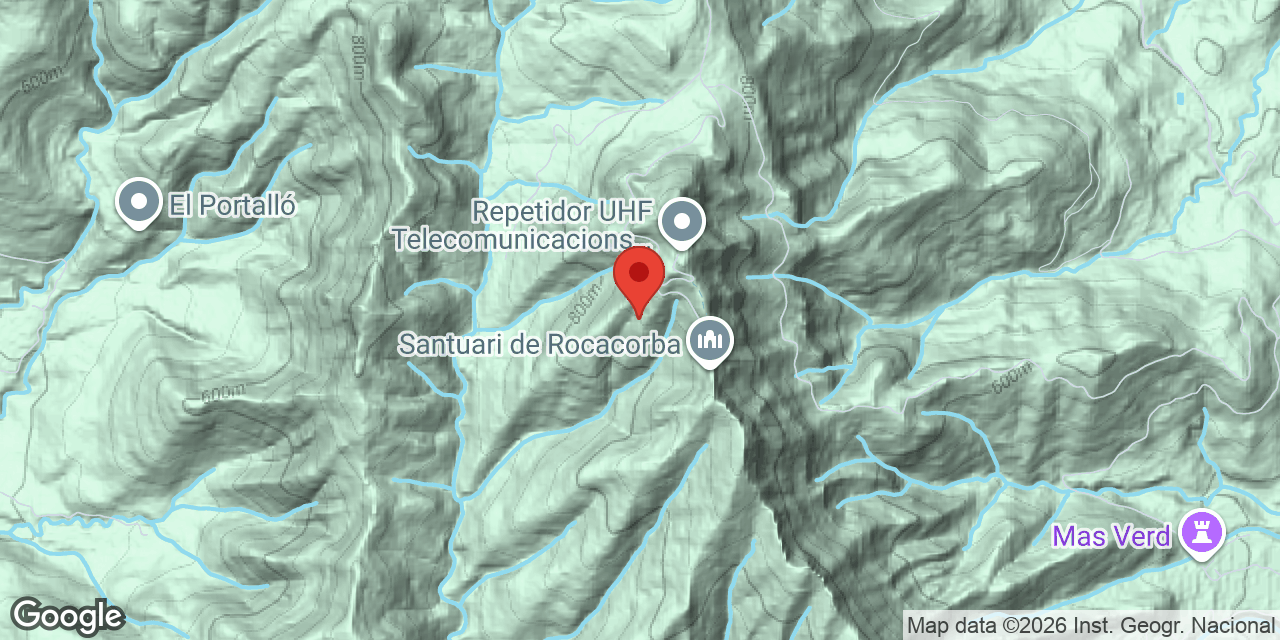 Location map of ROCACORBA, COVA DE