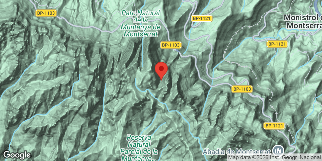 Mapa de situació de CANAL DEL MORO, POU DE LA