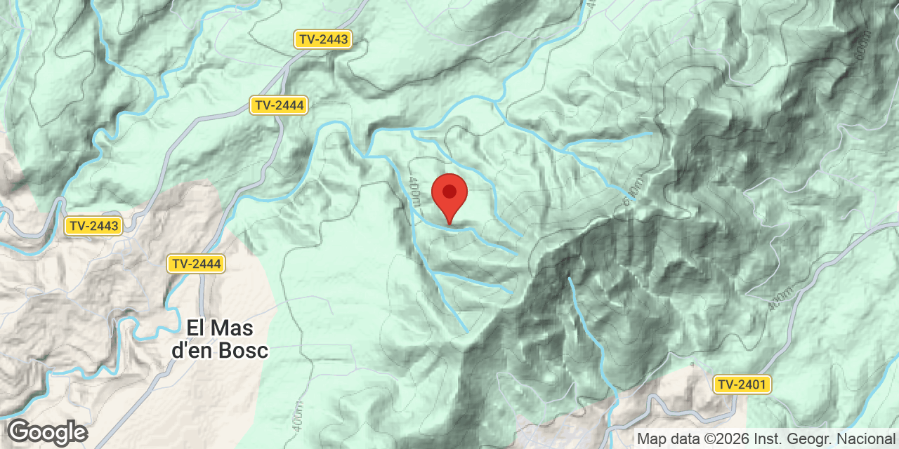 Mapa de situació de MASLLORENÇ, COVA GRAN DE