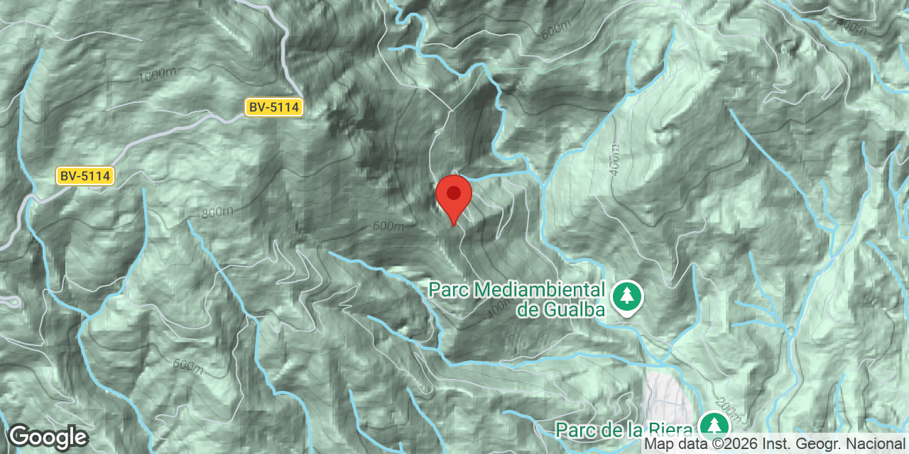 Location map of PEDRERES, FORAT Nº 1 I 1/2 DE LES