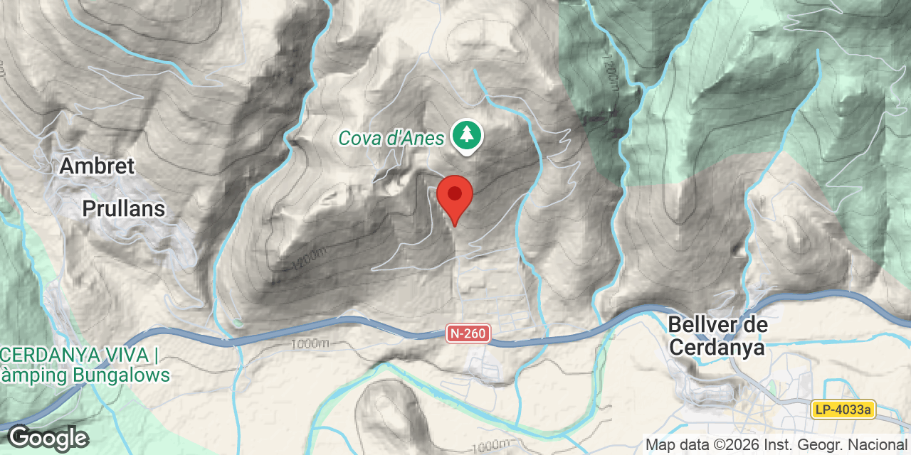Mapa de situació de ANES, AVENC PETIT D'