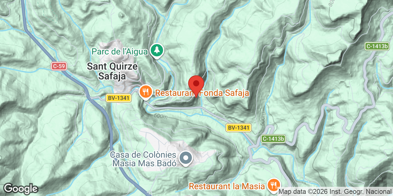 Mapa de situación de XALOC, COVA
