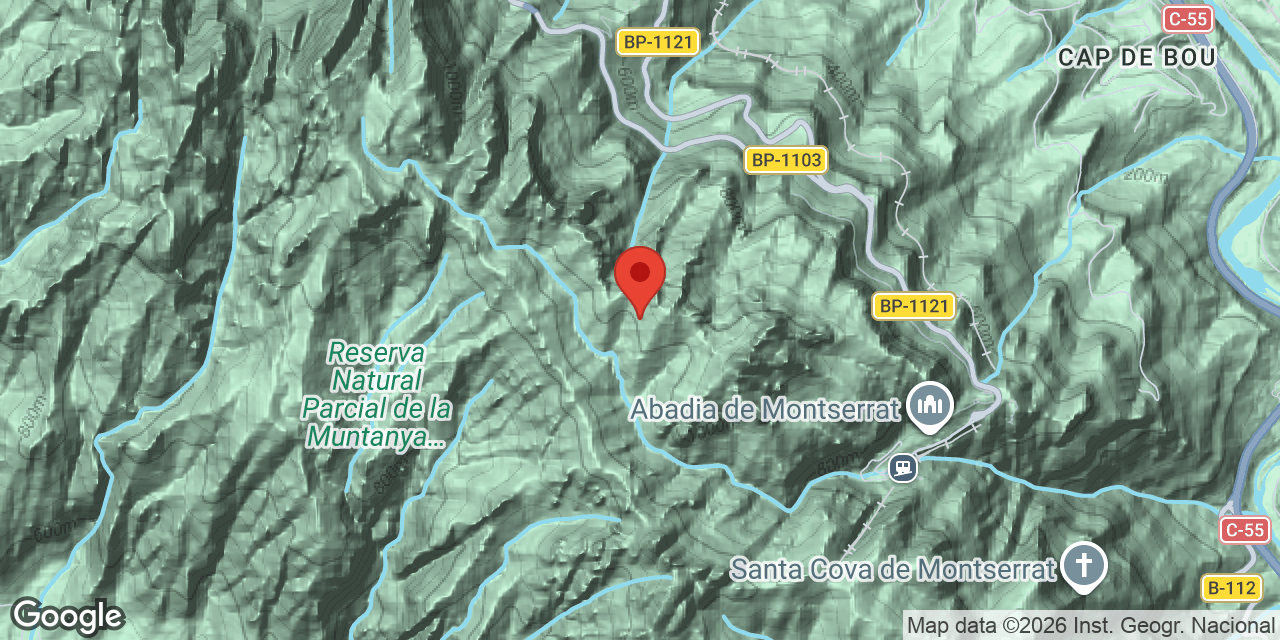 Mapa de situació de LLUERNES, POU DE LES