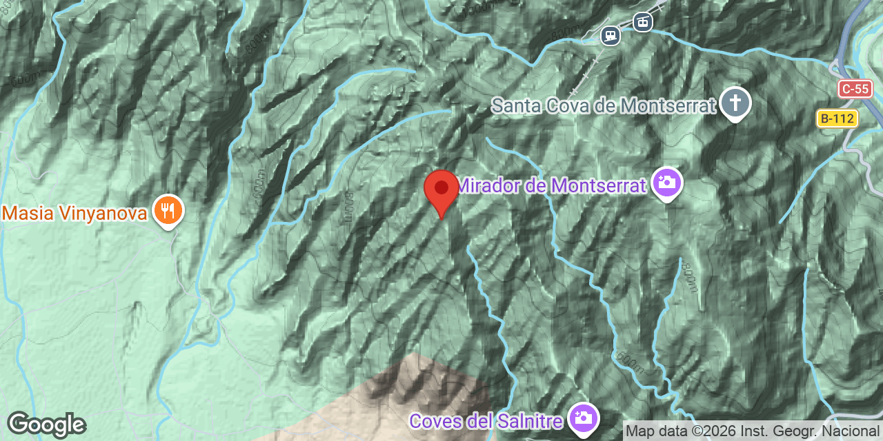Location map of PENITENT, COVA DEL