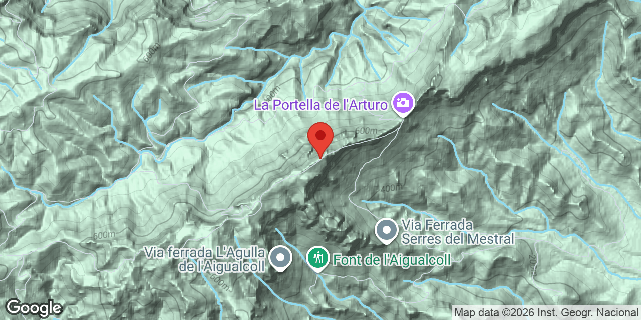Mapa de situació de PORTELLA, AVENC PETIT DE LA