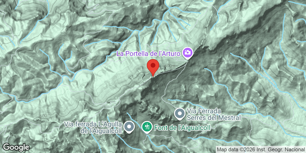 Location map of PORTELLA, AVENC GRAN DE LA