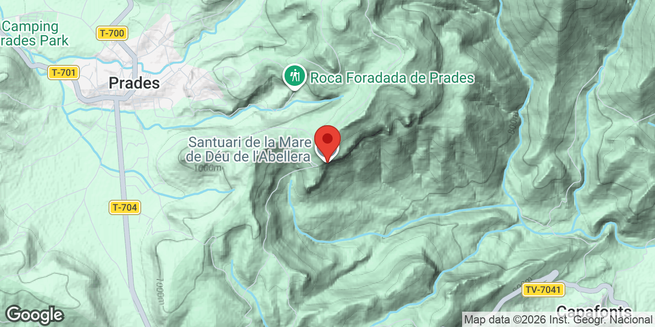 Mapa de situació de ABELLERA, COVA PETITA DE L'