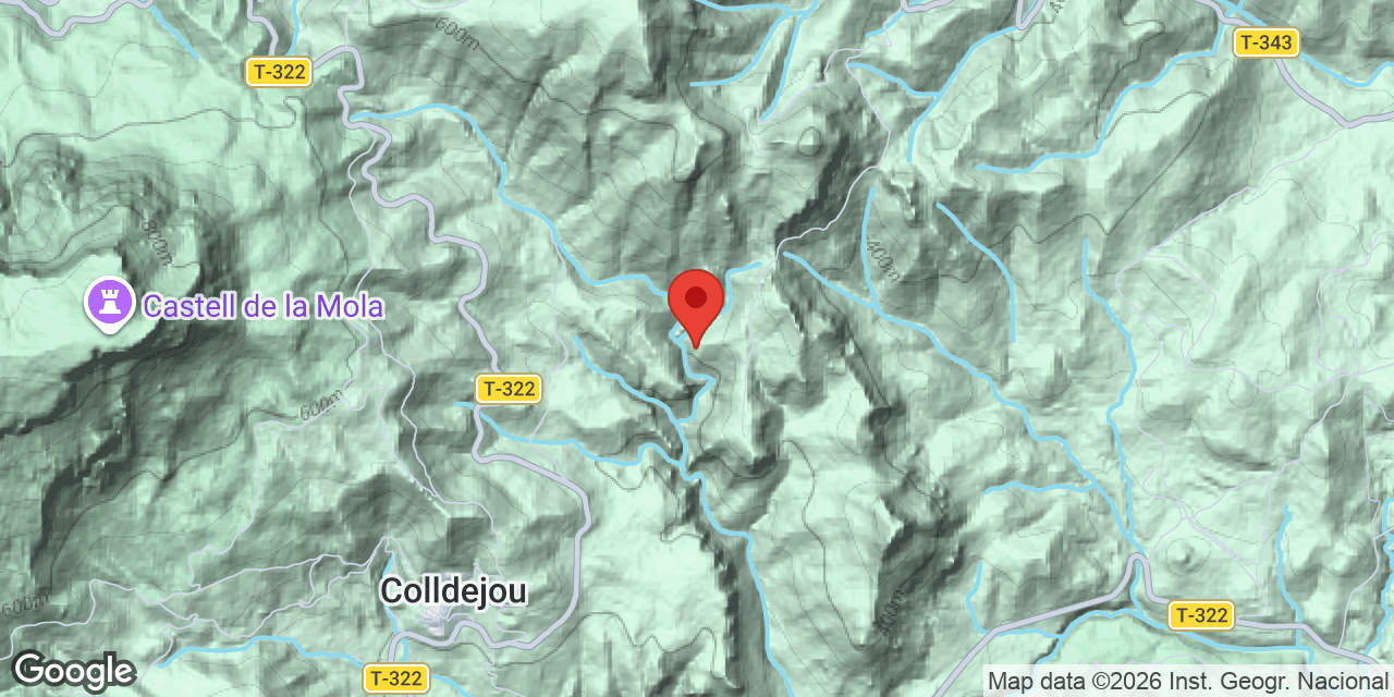 Location map of TRAGÍ, AVENCS DEL