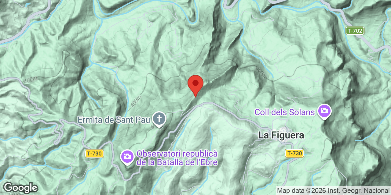 Location map of FERMÍ, AVENC D'EN