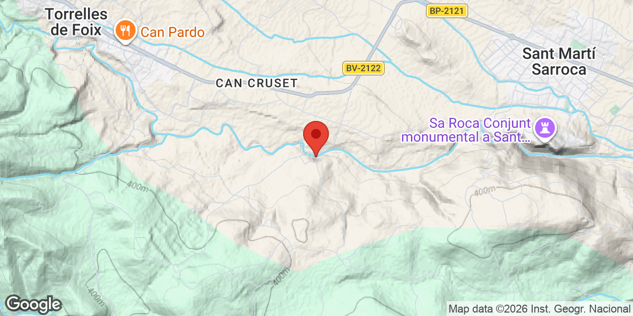 Mapa de situació de CAN VALLÈS, COVA DE