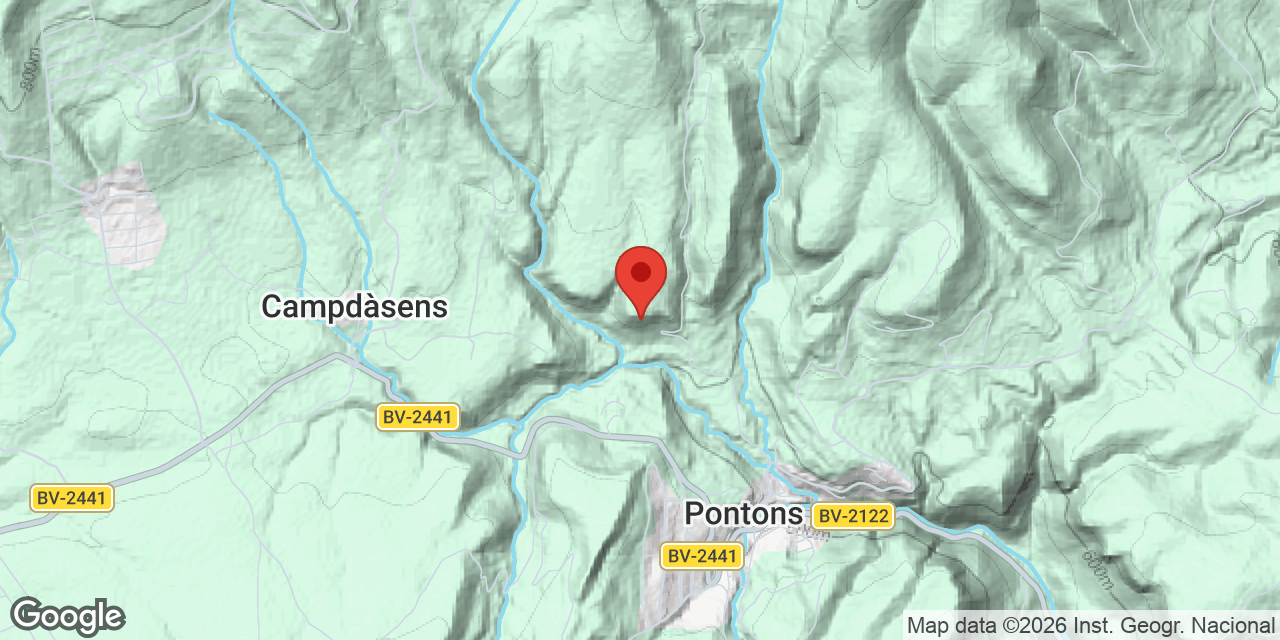 Mapa de situación de FONT DEL MOLINOT, COVA DE LA