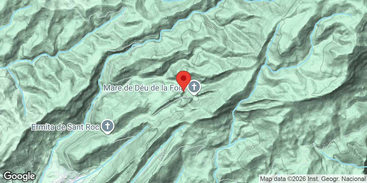Mapa de situació de HOMDEDÉU, COVA DE L'