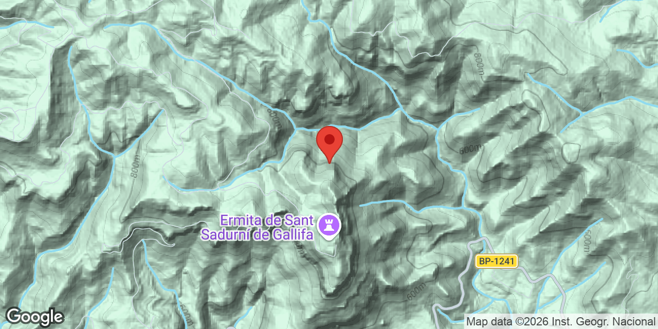 Mapa de situació de ENDAL, BALMA DE L'