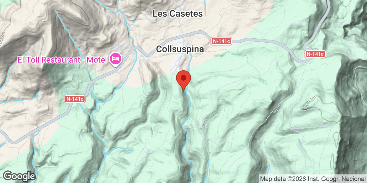 Mapa de situación de PIQUETES, COVA DE LES