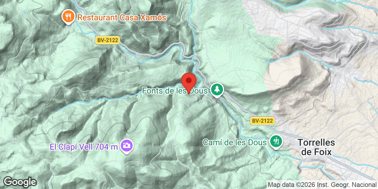 Mapa de situación de TOIXÓ, COVES DEL