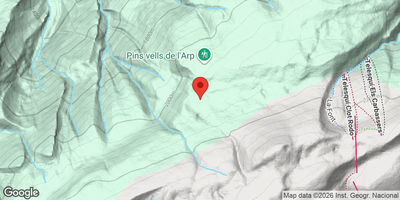 Carte de situation de PINAR, BÒFIA DEL