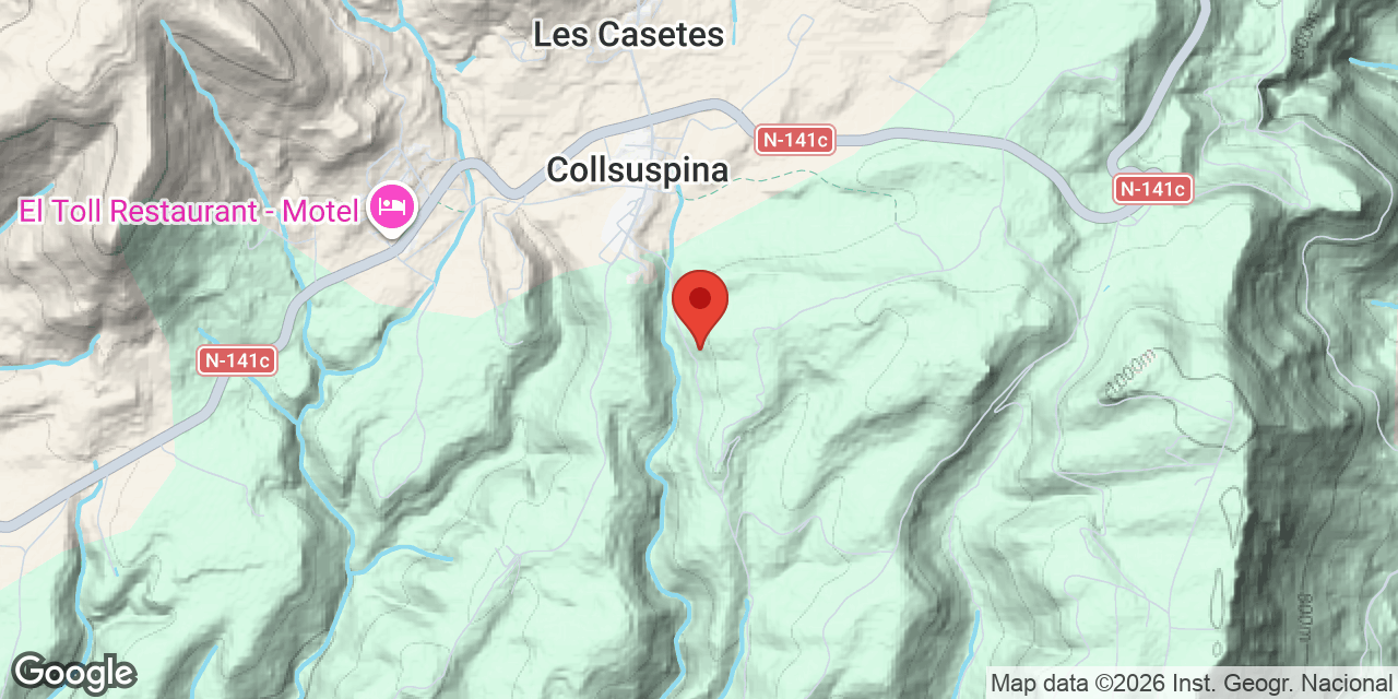 Mapa de situació de TEIXIDOR, BALMES DEL