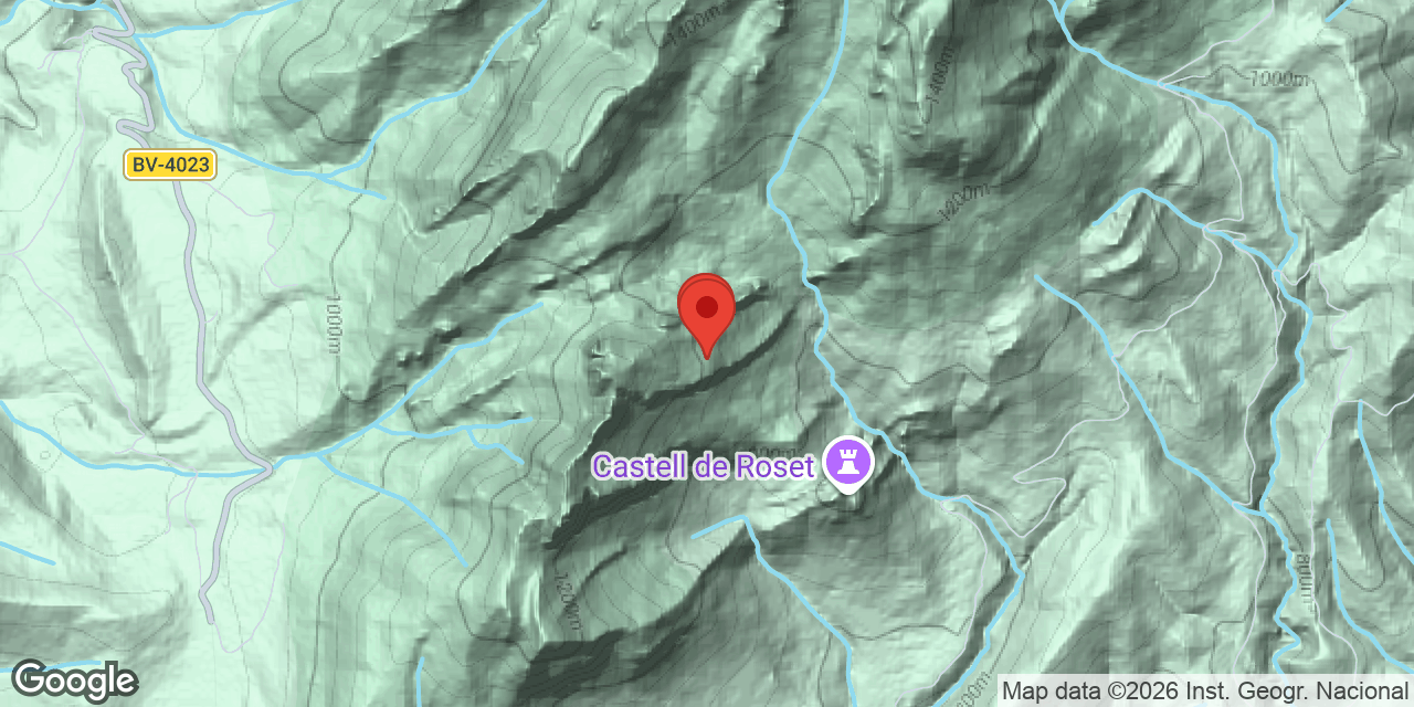 Mapa de situación de CALVARI, COVA I AVENC DEL
