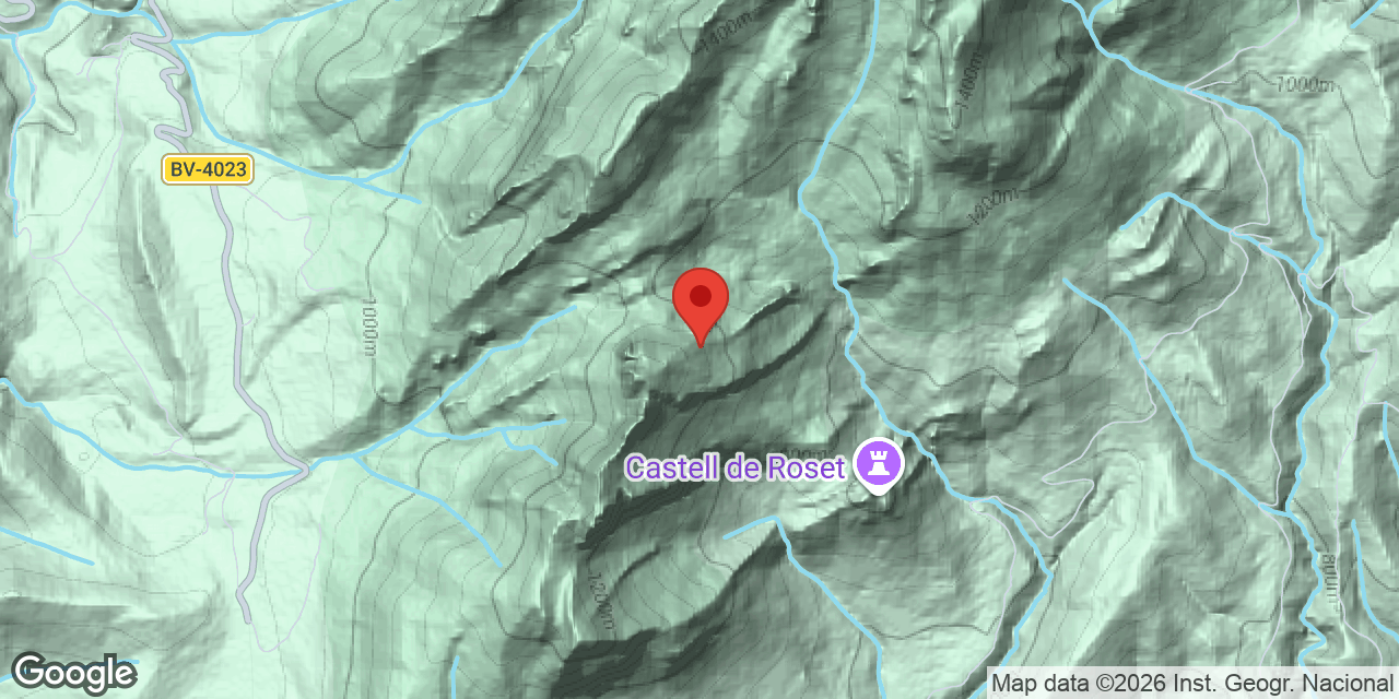 Mapa de situació de ERES, AVENC DE LES