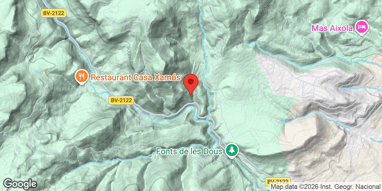 Location map of MASIA, ABRIC O COVA DE LA
