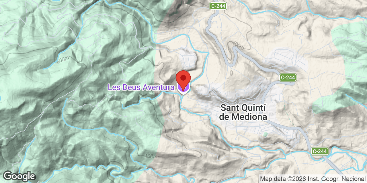 Mapa de situació de DEUS, GRUTES DE LES