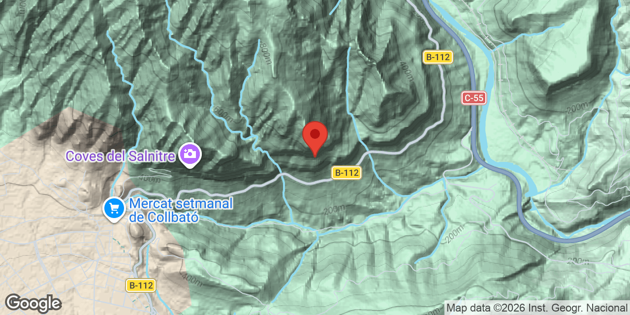 Mapa de situación de FORAT, COVES DEL