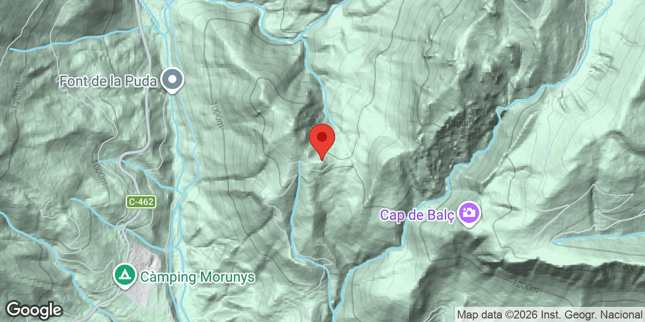 Mapa de situació de CIGRONA, BALMA DE LA
