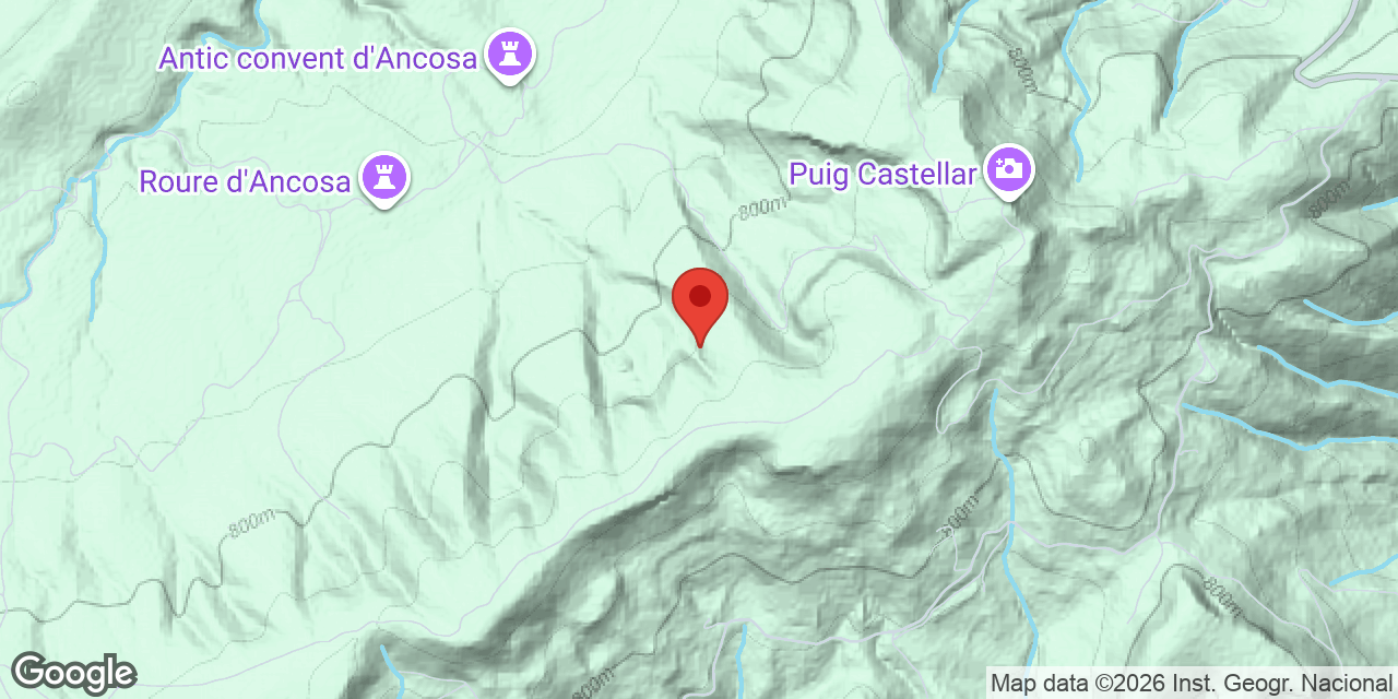 Location map of HORT XIC, COVES DE L'