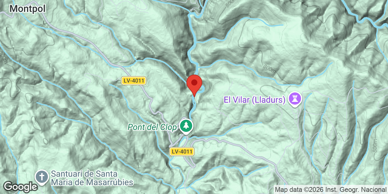 Mapa de situación de CLOP, BALMA DEL