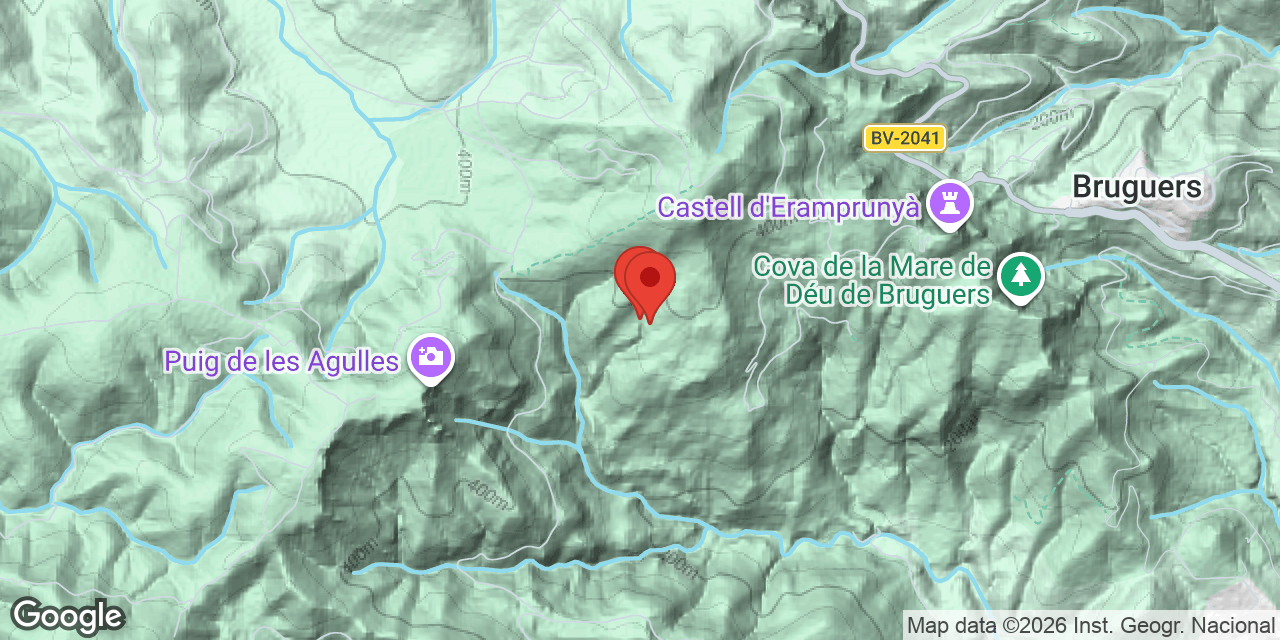 Mapa de situació de DESFETA, AVENCS DE LA