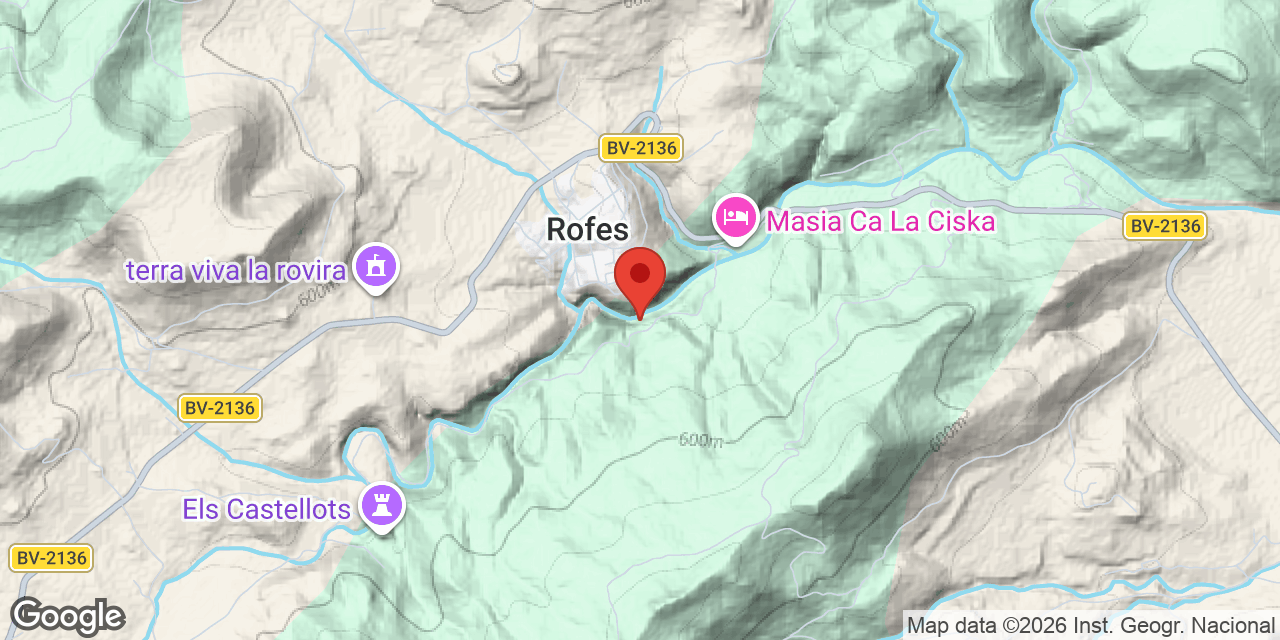 Mapa de situación de ROSELLA, COVA DE LA