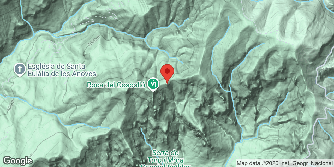 Mapa de situació de MUGRÓ, BALMA DEL