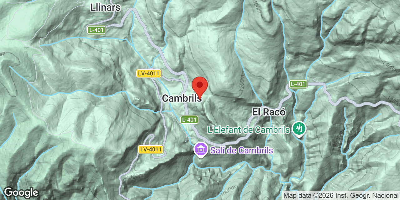 Mapa de situació de CAL AGUSTÍ, ESQUERDES DE