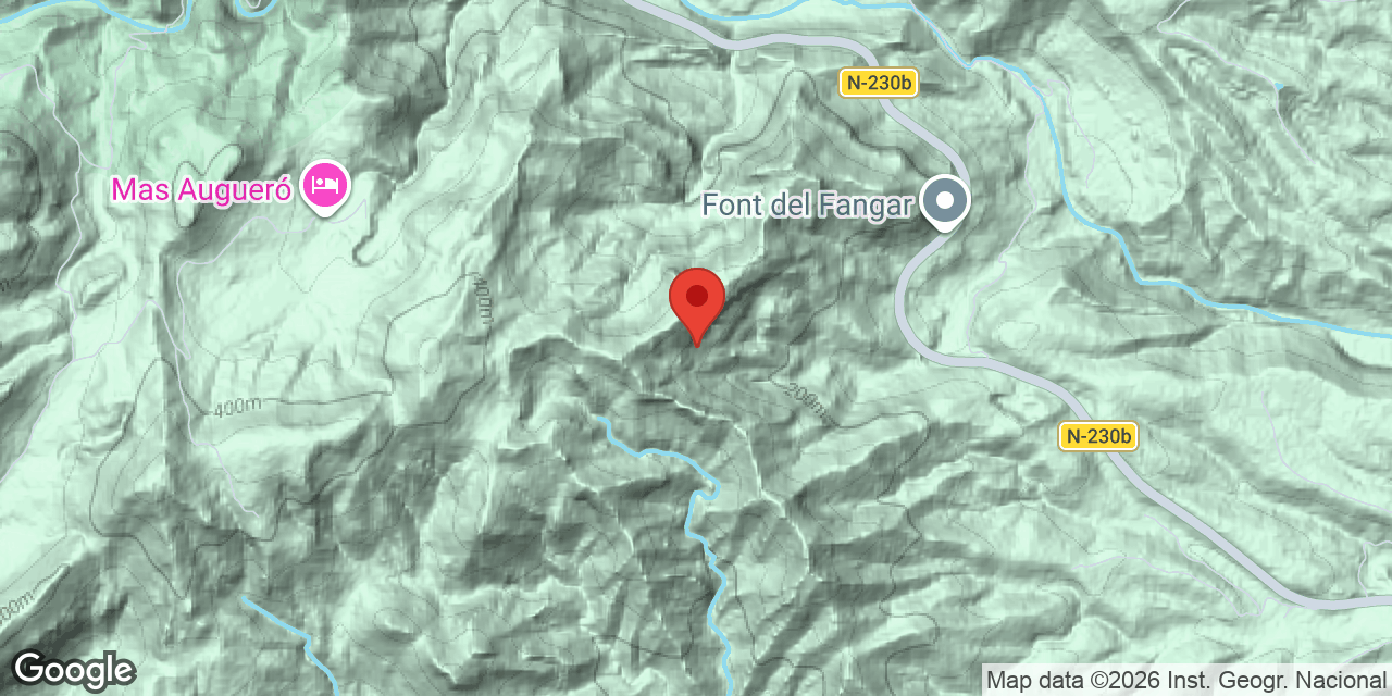 Mapa de situació de DROPOS, AVENC DELS