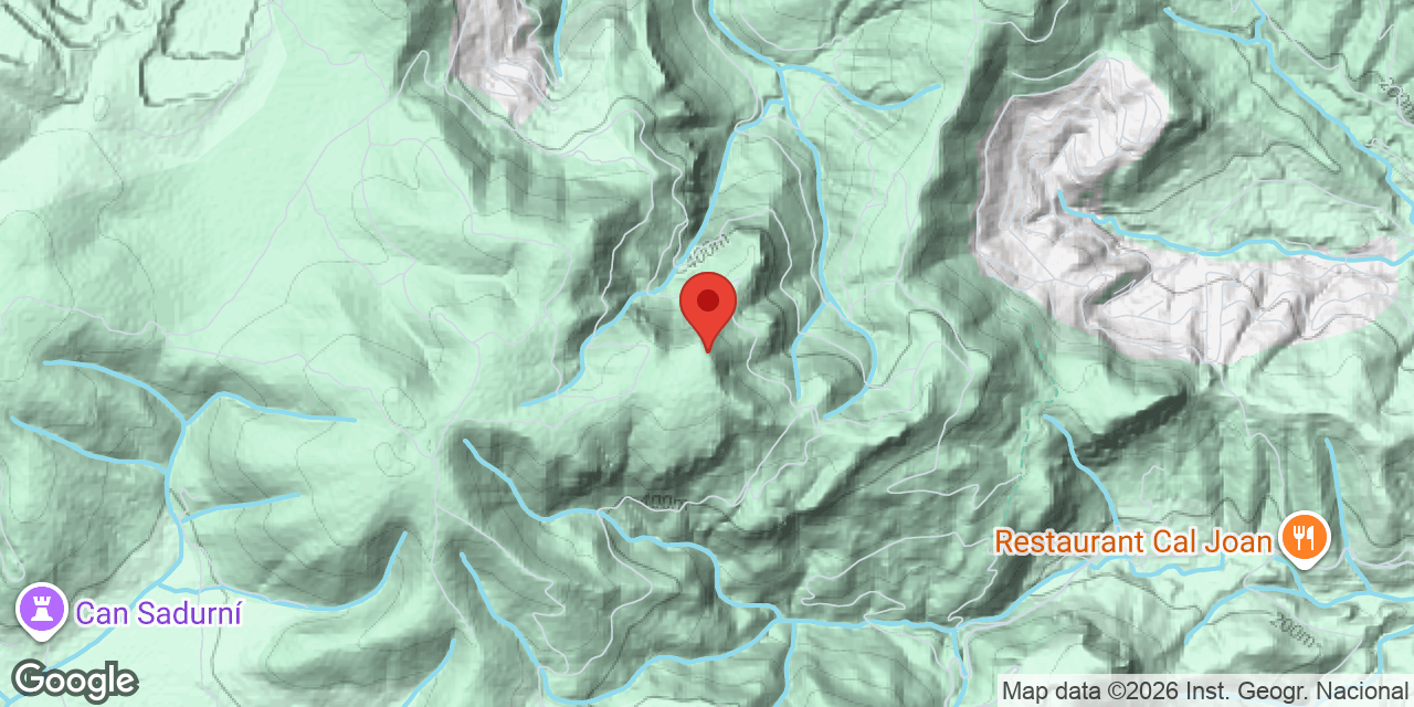 Mapa de situación de MARGE DEL MORO, AVENC DEL