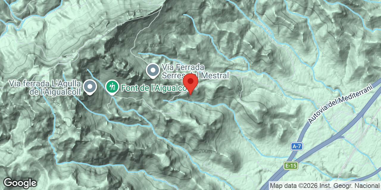 Mapa de situación de CLAPADA, COVA DE LA