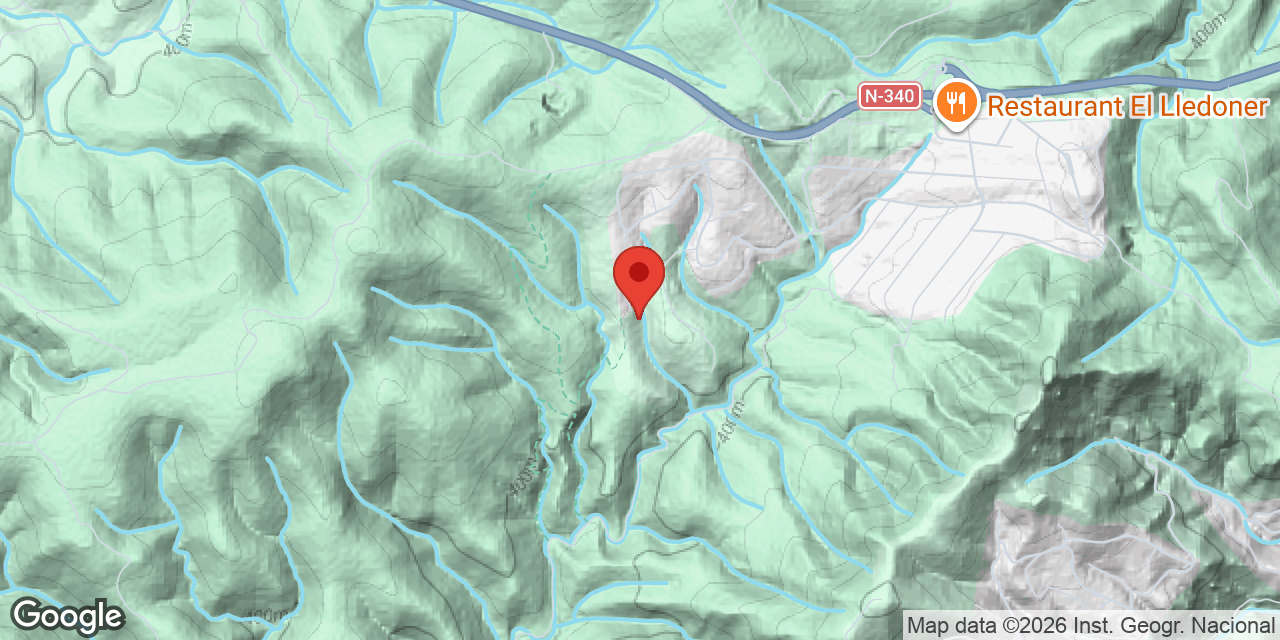 Carte de situation de ESQUIROLS, AVENC DELS