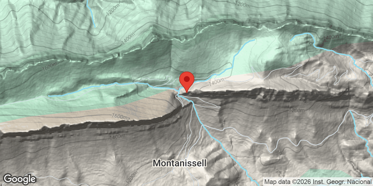 Mapa de situació de FEIXA, ESPLUGA DE LA
