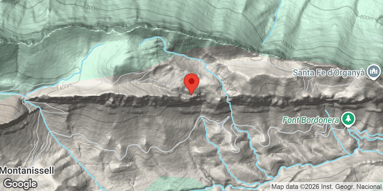 Mapa de situació de FENOLLET, ESPLUGA DE